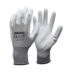 Γάντια αντιστατικά με επικάλυψη πολυουρεθάνης και μίξη πολυεστέρα με ίνες άνθρακα FF Group