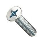 Μεταλλόβιδες (μηχανόβιδες) DIN 965 φρεζάτες σταυρό γαλβανιζέ