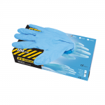 Σετ 100 τεμ γάντια νιτριλίου μιας χρήσης FF Group