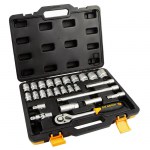 Σετ καρυδάκια CrV 1/2'' 26 τεμ FF Group Σετ καρυδάκια CrV 1/2'' 26 τεμ FF Group
