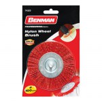 Βούρτσα νάυλον στρογγυλή με αξονάκι Benman