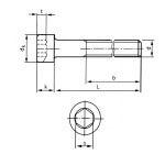 Βίδες άλλεν DIN 912 inox A2 διαμέτρου 16 mm