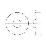 Ροδέλες DIN 440 γαλβανιζέ